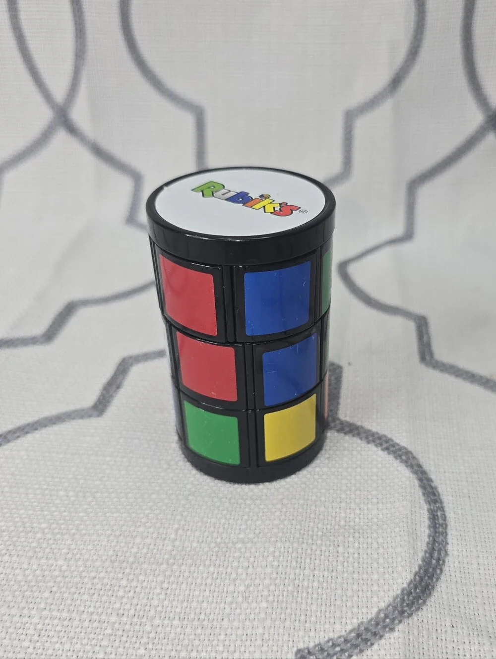 McDonalds Rubik's Cube Cylinder Puzzle Toy From Happy Meal 2020 Rare